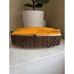 Salton Hotray Electric Roll Bread Bun Warmer MCM  Basket WB-5 - Gold - 75 watts